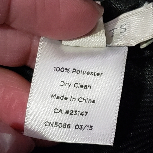 Talbots Black Faux Fur Sleeveless Vest Women's | Size L/XL - Picture 8 of 8